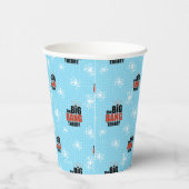 ビッグバン理論ブルーパターン 紙コップ (右)