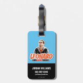 ビッグバン理論 | Leonard ラゲッジタグ (裏面縦)