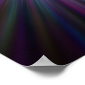 ビッグバン、コンセプチュアルなコンピュータアートワーク。 ポスター (角)