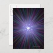ビッグバン、コンセプチュアルなコンピュータアートワーク。 ポストカード (正面/裏面)