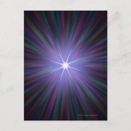 ビッグバン、コンセプチュアルなコンピュータアートワーク。 ポストカード (正面)