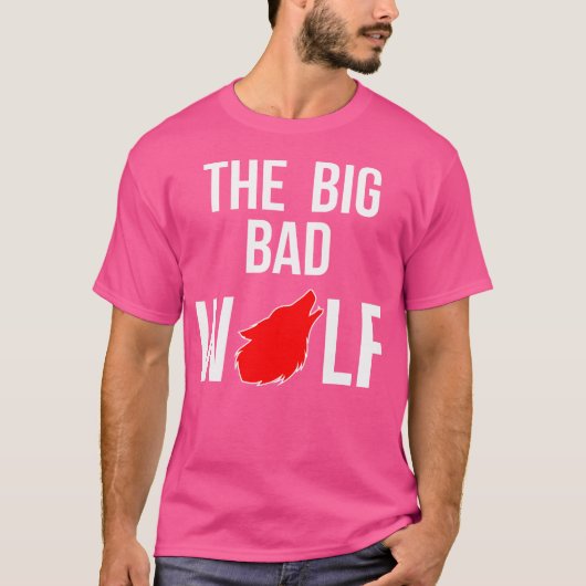 ビッグバートウルフ簡単人狼ハロウィーン Tシャツ (正面)