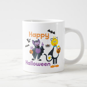 ビッグバードとカウント ハッピーハローウィン ジャンボコーヒーマグカップ