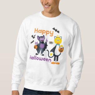 ビッグバードとカウント   ハッピーハローウィン スウェットシャツ