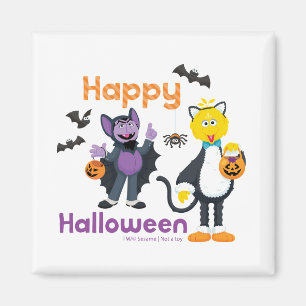 ビッグバードとカウント ハッピーハローウィン マグネット