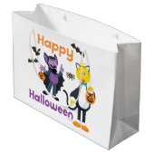 ビッグバードとカウント | ハッピーハローウィン ラージペーパーバッグ (裏面アングル)