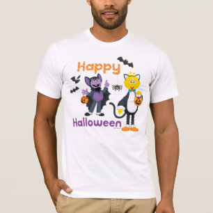 ビッグバードとカウント   ハッピーハローウィン Tシャツ