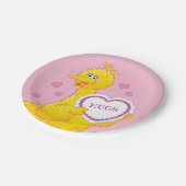 ビッグバードバレンタイン ペーパープレート (アングル)