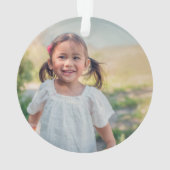 ビッグバード |名パーソナライズされた前(写真付き) オーナメント (裏面)