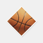 ビッグパイルオレンジバスケットボール，紙パーティーナプキンス スタンダードカクテルナプキン (角)