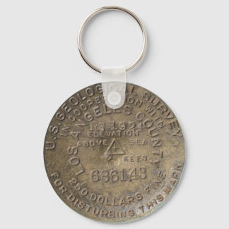 ビッグパインビジターセンター – ライグウッド – USGS – ベンチマーク キーホルダー