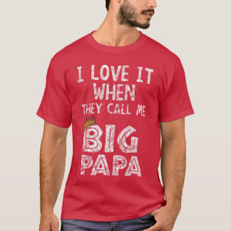 ビッグパパと呼んでくれると嬉しい Hip Hop ラップダ Tシャツ