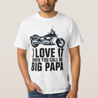 ビッグパパ モーターサイクル メンズTシャツ Tシャツ