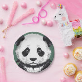 ビッグパンダプレート ペーパープレート (パーティー)
