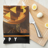 ビッグパンプキンハロウィーンコレクション キッチンタオル (四つ折り)