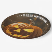 ビッグパンプキンハロウィーンコレクション ペーパープレート (アングル)