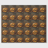 ビッグパンプキンハロウィーンコレクション ラッピングペーパー (フラット)