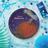 ビッグパンプキンフェアリーカスタムハロウィーン ペーパープレート (パーティー)