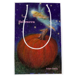 ビッグパンプキンフェアリーカスタムハロウィーン ミディアムペーパーバッグ