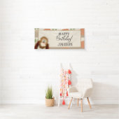 ビッグパーソナライズされた足をテーマにした誕生日パーティー 横断幕 (インサイチュ)