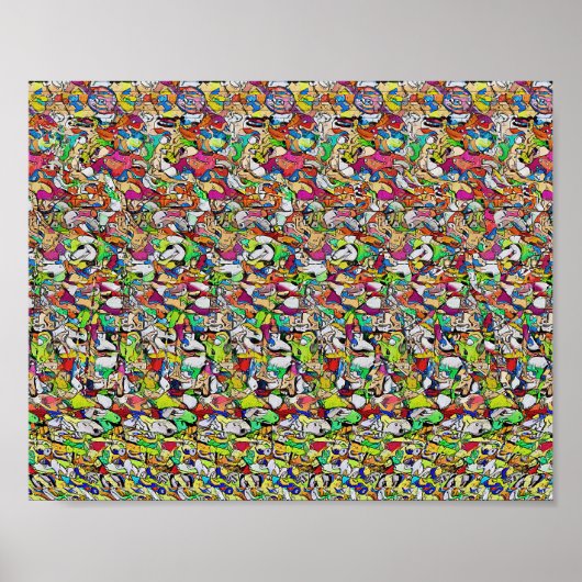 ビッグヒット – 非表示3Dプリント ポスター (正面)