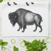 ビッグビソンバッファローサンダー_コーブ キッチンタオル (折り畳み)