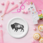 ビッグビソンバッファローサンダー_コーブ ペーパープレート (パーティー)