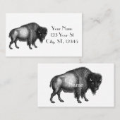 ビッグビソンバッファローサンダー_コーブ  名刺 (正面/裏面)