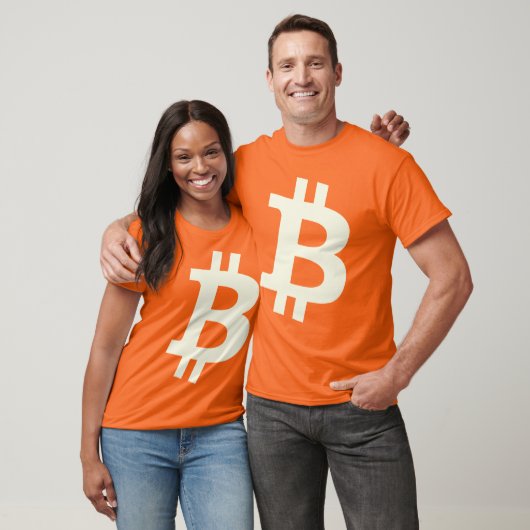 ビッグビットコインマーク ₿ Tシャツ (ユニセックス)
