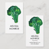 ビッグビューティフルブロッコリーフードダイエット栄養士 名刺 (正面/裏面)