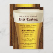 ビッグビールテイスティングパーティー招待状 招待状 (正面/裏面)