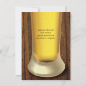 ビッグビールテイスティングパーティー招待状 招待状 (裏面)