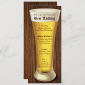 ビッグビールテイスティングパーティー招待状 招待状 (正面/裏面)