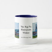'ビッグピット、ブレナボン'コーヒーマグ マグカップ (中央)