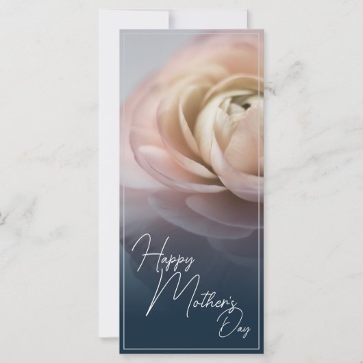 ビッグピンクのバラと母の日が幸せ (正面)