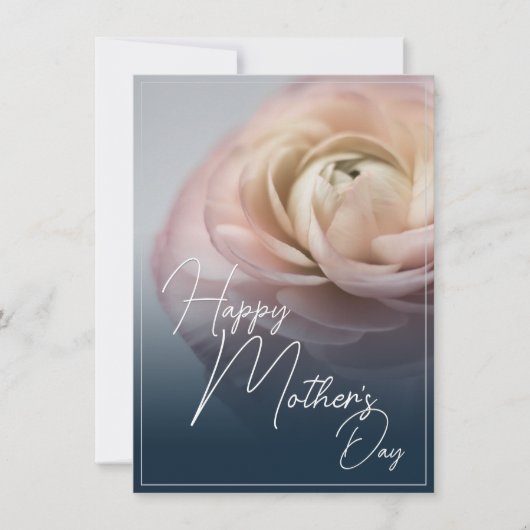 ビッグピンクのバラと母の日が幸せ (正面)