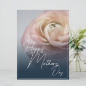 ビッグピンクのバラと母の日が幸せ (スタンド正面)