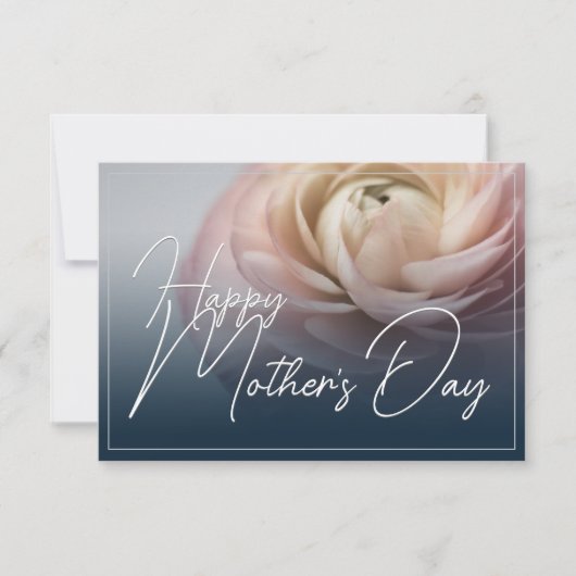 ビッグピンクのバラと母の日が幸せ (正面)