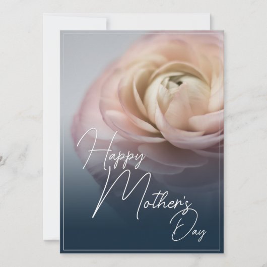 ビッグピンクのバラと母の日が幸せ (正面)