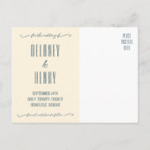 ビッグピンクのバラ日付ポストカードのテンプレートを保存 シーズンポストカード (裏面)