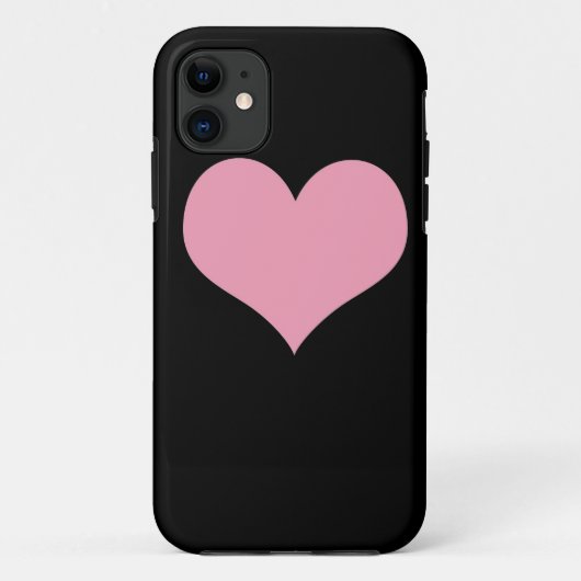 ビッグピンクラブハート Case-Mate iPhoneケース (裏面)