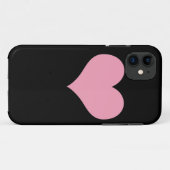ビッグピンクラブハート Case-Mate iPhoneケース (裏面(横))