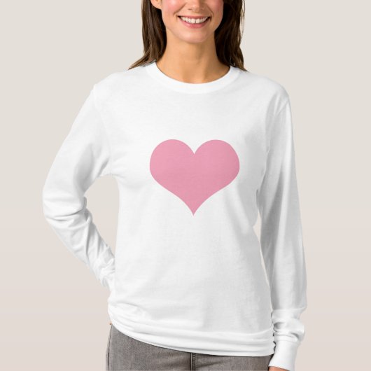 ビッグピンクラブハート Tシャツ (正面)