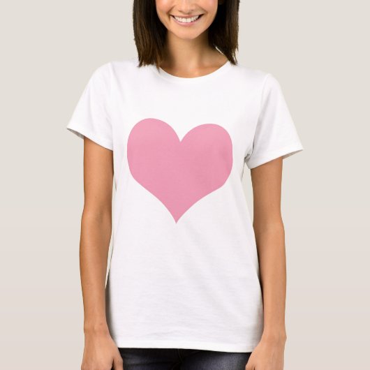 ビッグピンクラブハート Tシャツ (正面)
