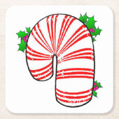 ビッグファットキャンディーケーン スクエアペーパーコースター (正面)