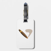 ビッグファットキューバスタイル葉巻 ラゲッジタグ (裏面縦)