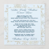 ビッグファミリークリスマスディナーメニューテンプレート メニュー (正面)