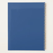 ビッグファミリーフォトコラージュ31写真ブルー プランナー手帳 (裏面)