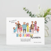 ビッグファミリー懇親会招待状 招待状 (スタンド正面)