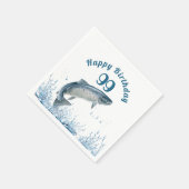 ビッグフィッシュ・イン・ウォーター99誕生日 スタンダードカクテルナプキン (角)